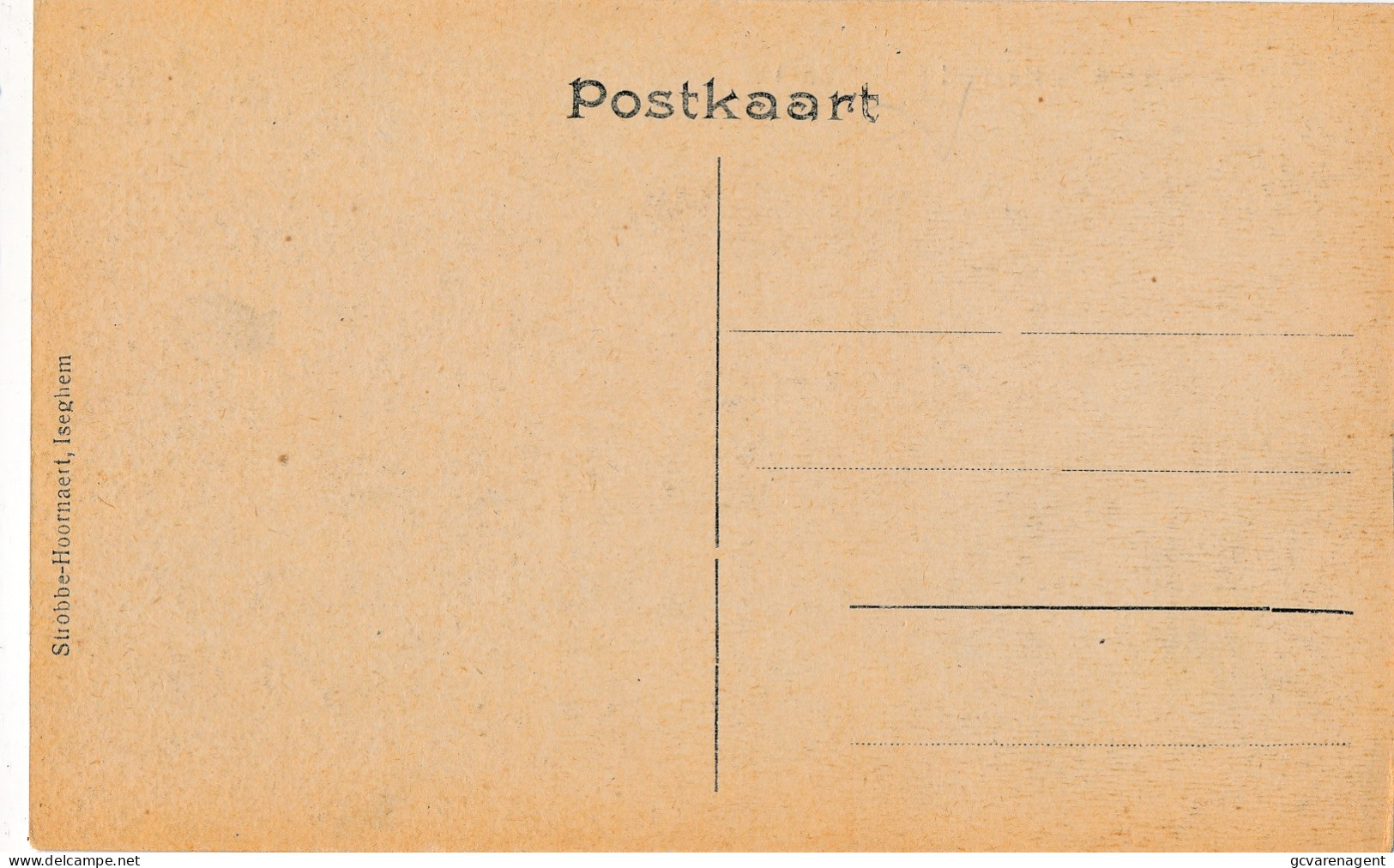 IZEGEM  KASTEEL  ZUIDKANT       2 SCANS - Izegem