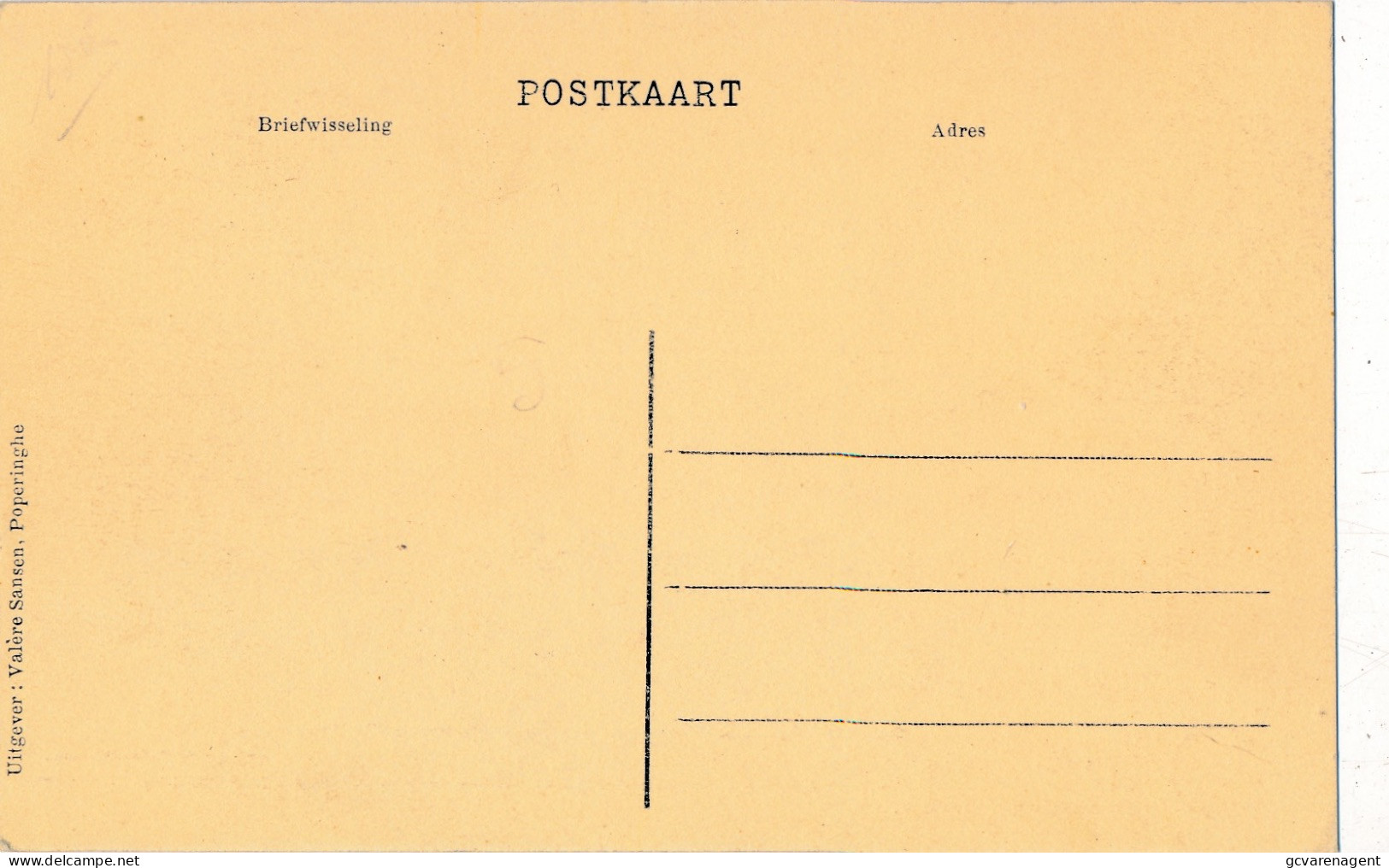 POPERINGE  KLOOSTER DER BENEDICTIJNER ZUSTER - KOSTELOOZE MEISJESSCHOOL       2 SCANS - Poperinge