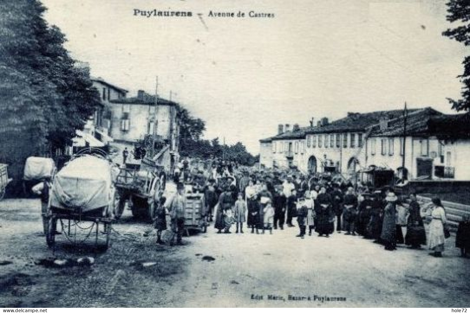 81 - Puylaurens (Tarn) - Avenue De Castres - Puylaurens