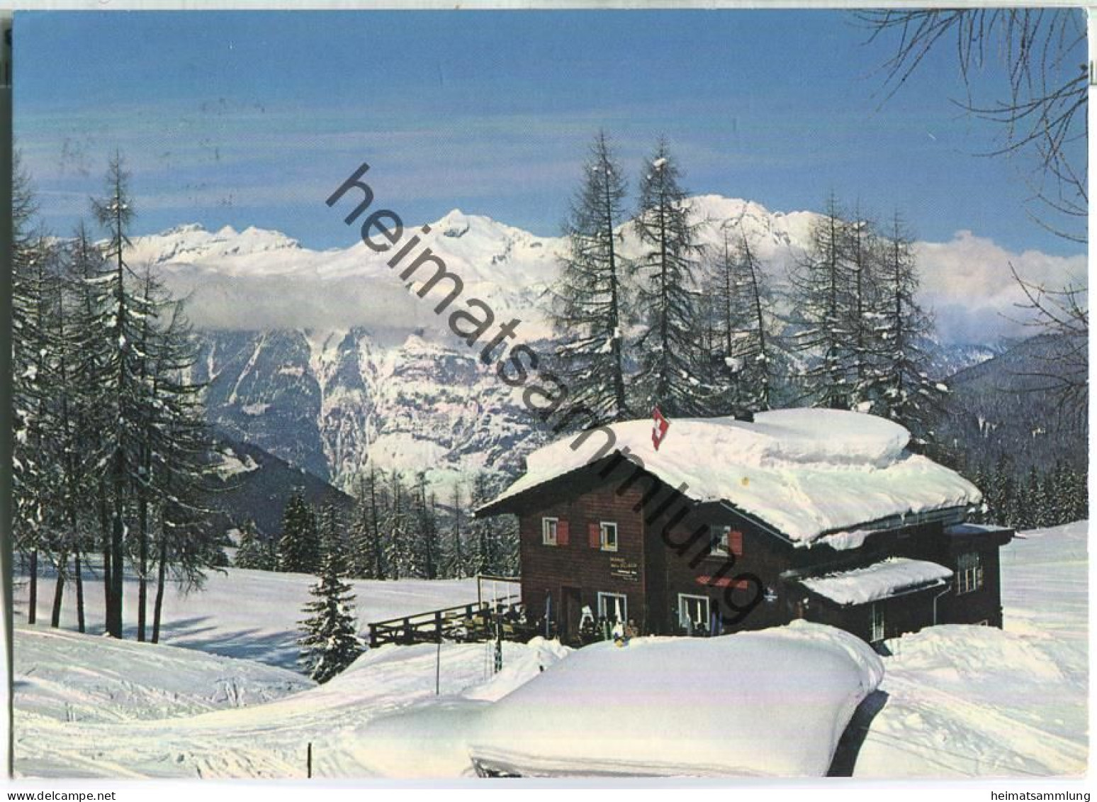 Tschiertschen - Skihaus Furklis - Familie Märki-Engi - Verlag A. Schiess Seewis - Seewis Im Prättigau