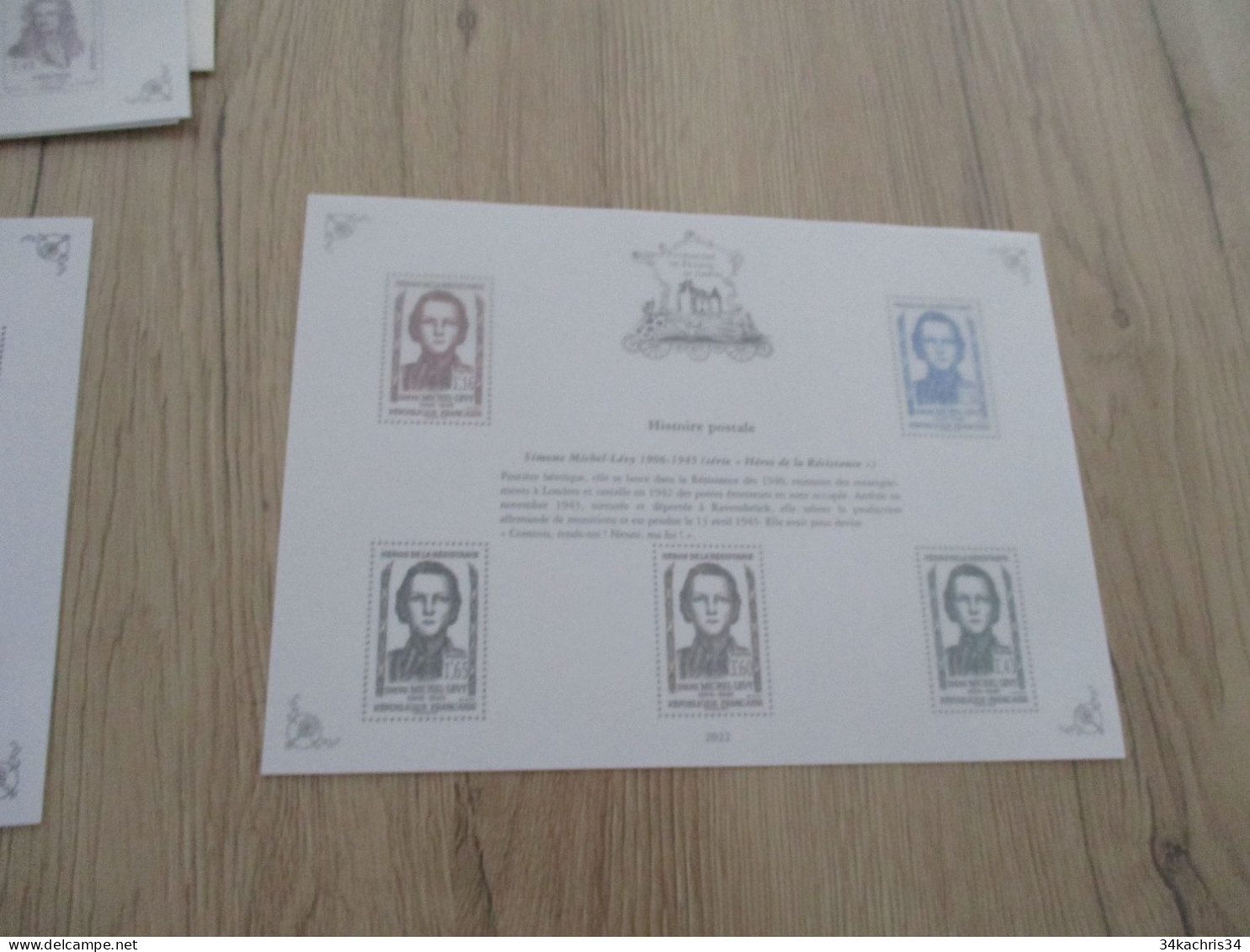Patrimoine De France 2022 : 10 Feuillets Neufs **  - Enveloppe Complète - - Souvenir Blocks & Sheetlets