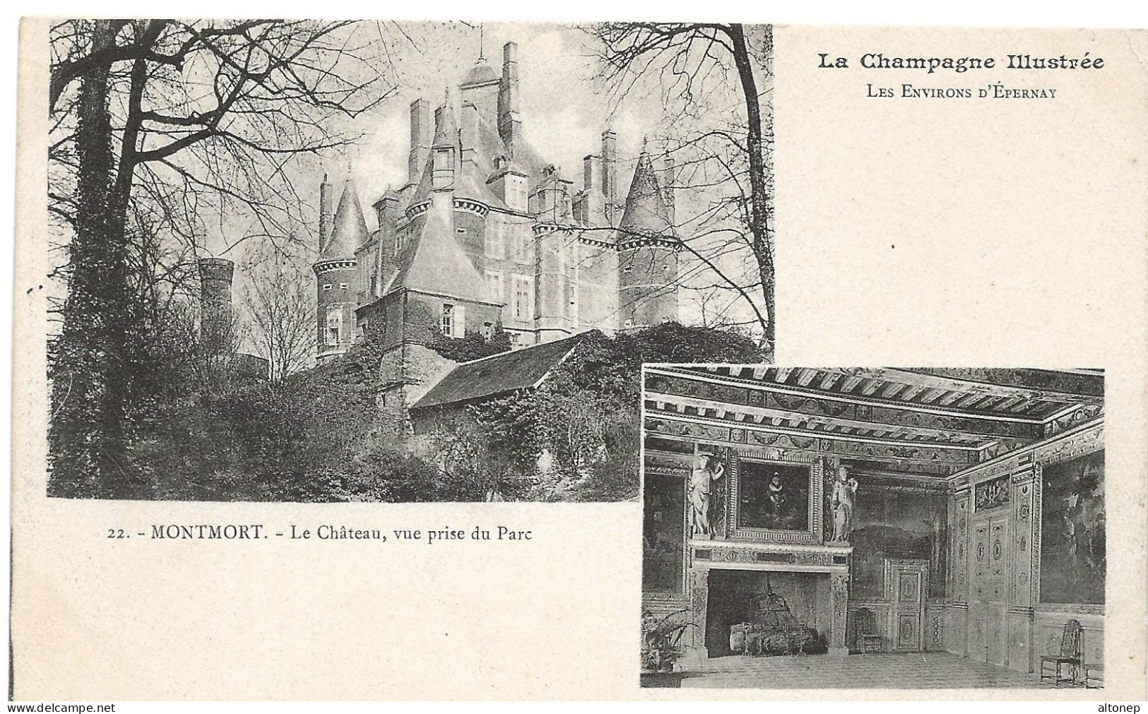 Montmort : Multivues Du Château (Editeur Choque, N°22) - Montmort Lucy