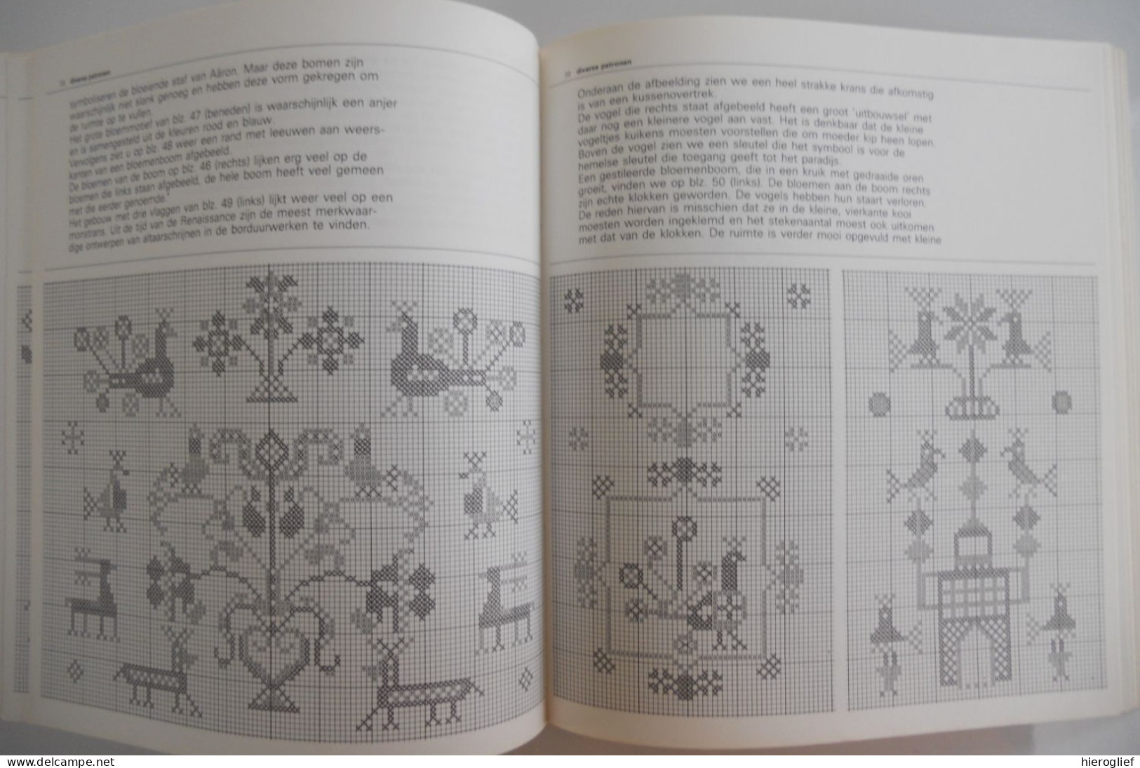 Klassieke Kruissteek-motieven Door Gertie Wandel Ruim 500 Voorbeelden Telpatroon Kruisjessteek Handwerk Naad Naaien Deco - Practical