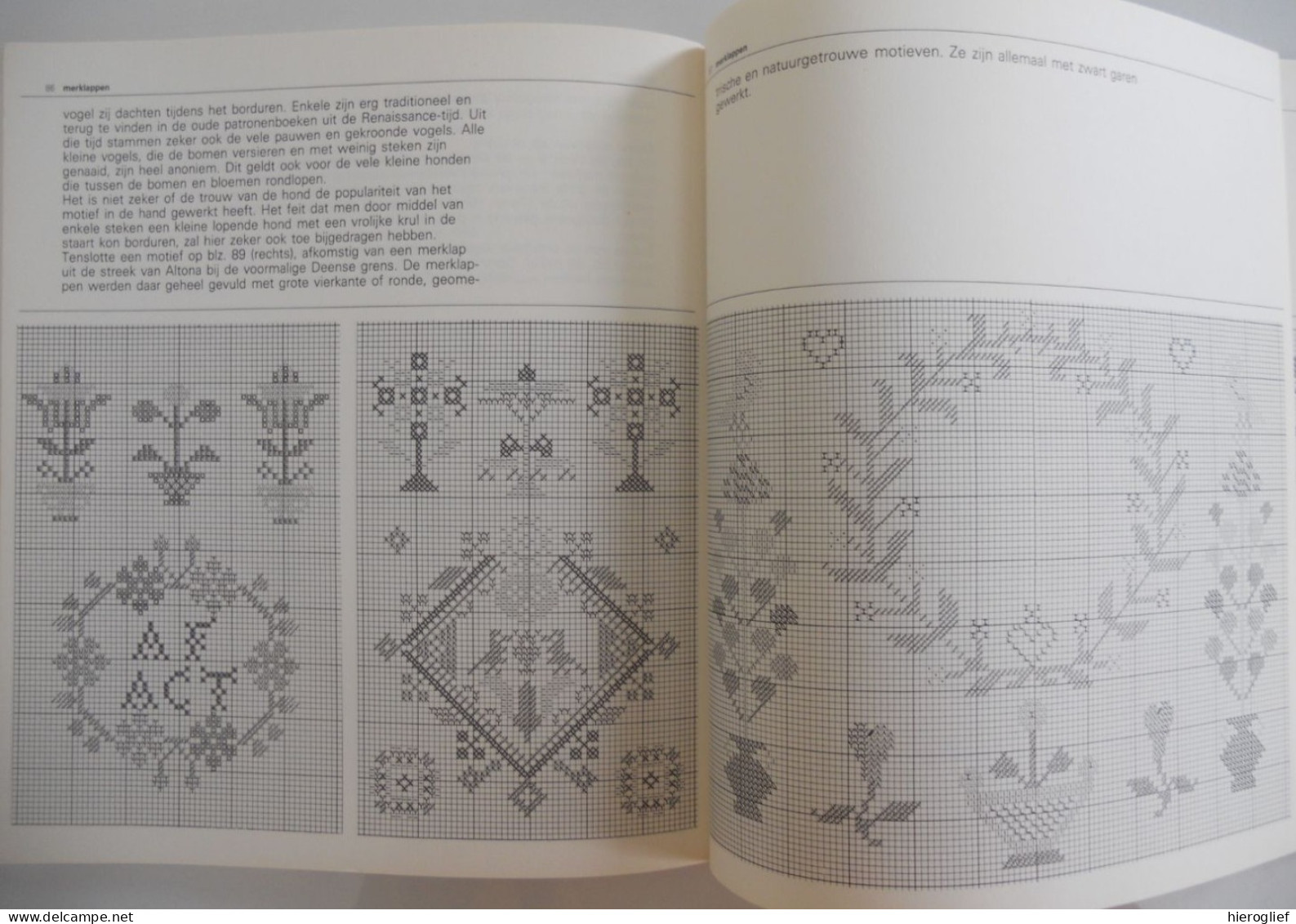 Klassieke kruissteek-motieven door Gertie Wandel ruim 500 voorbeelden telpatroon kruisjessteek handwerk naad naaien deco