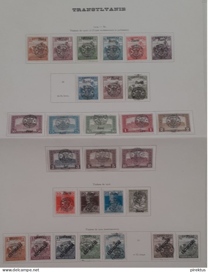 Romania 1916-1920 Stamps Lot - Transylvania