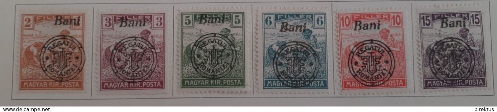 Romania 1916-1920 Stamps Lot - Transilvania