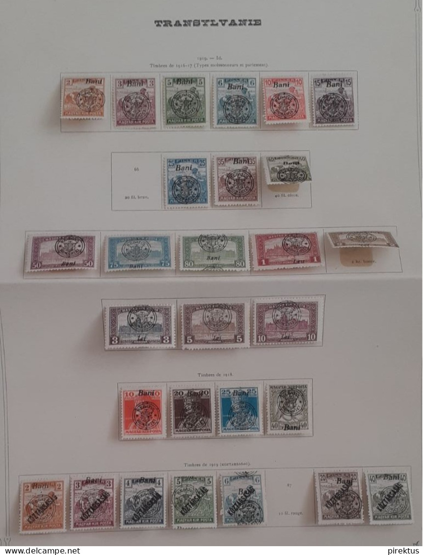 Romania 1916-1920 stamps lot