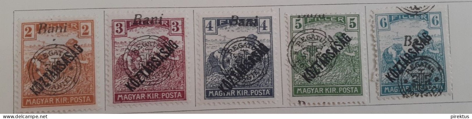 Romania 1916-1920 stamps lot