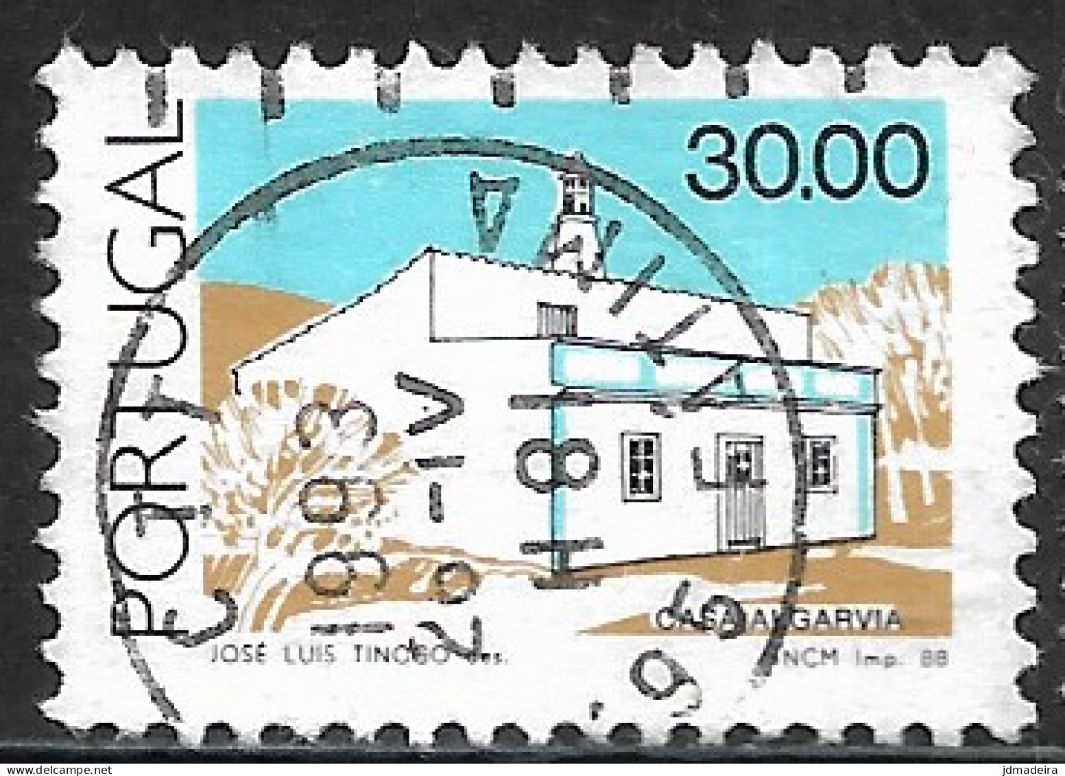 Portugal – 1988 Popular Architecture 30.00 Used Stamp - Gebraucht