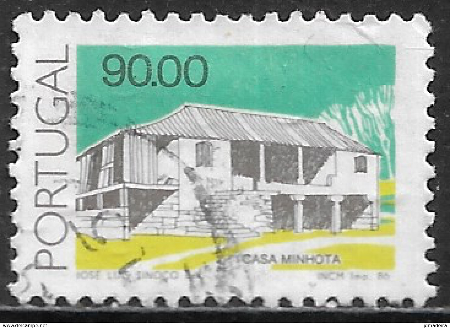 Portugal – 1986 Popular Architecture 90.00 Used Stamp - Oblitérés