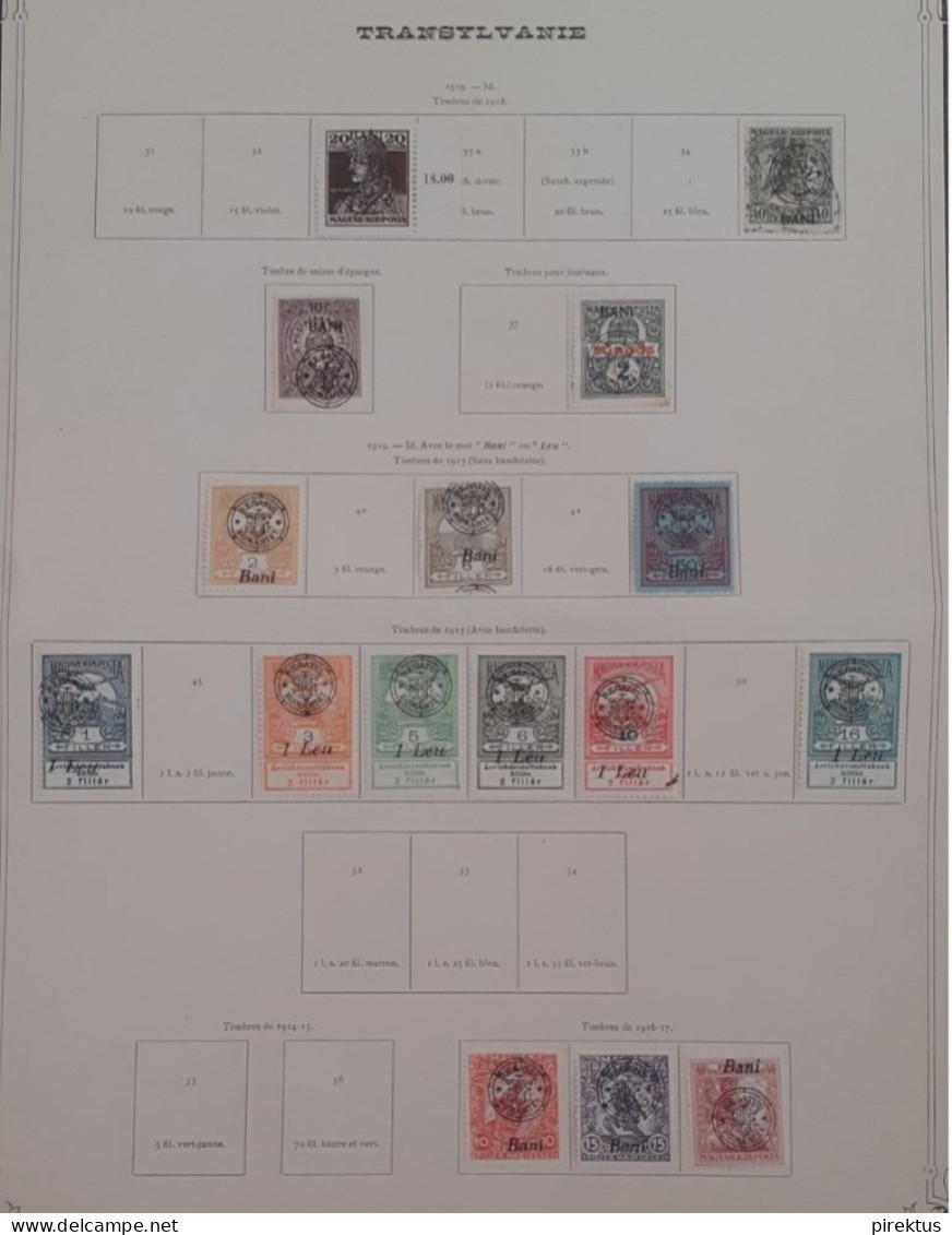 Romania 1913-1920 Stamps Lot - Transylvanie