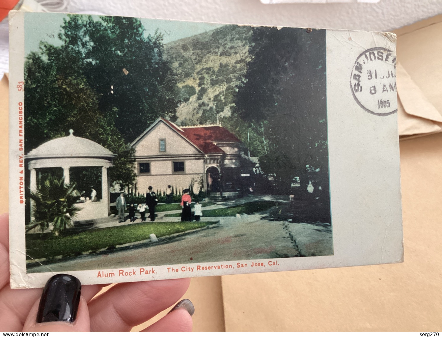 Trolley Alum Rock Park The City Reservation San Jose California The City Reservation, San Jose, Cal. - San Jose