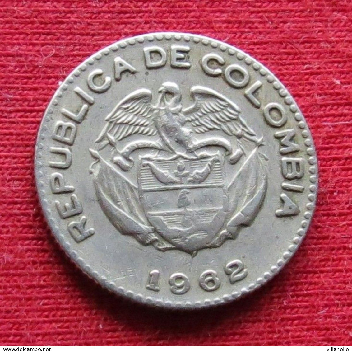 Colombia 10 Diez Centavos 1962 KM# 212.2 *VT Colombie Kolumbien - Kolumbien