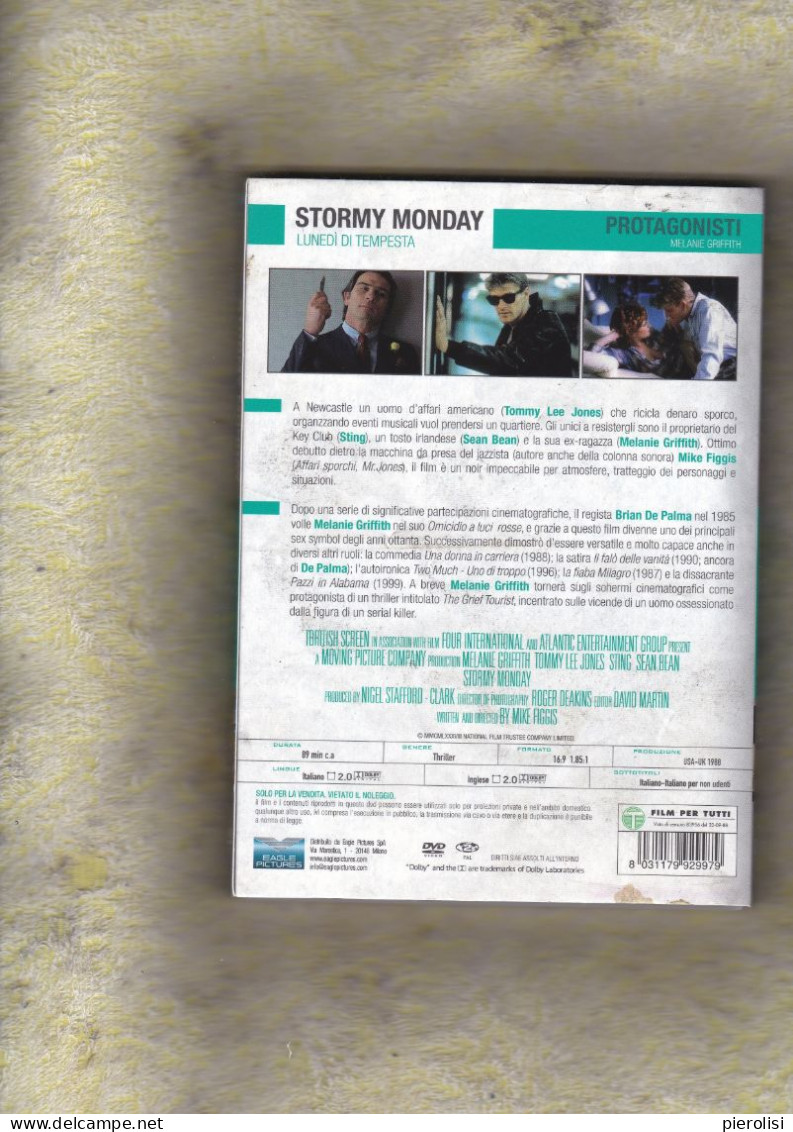 14 - Stormy Monday, Lunedì Di Tempesta Di Mike Figgis Con Tommy Lee Jones, Melanie Griffith, Sting, Sean Bean - Policiers