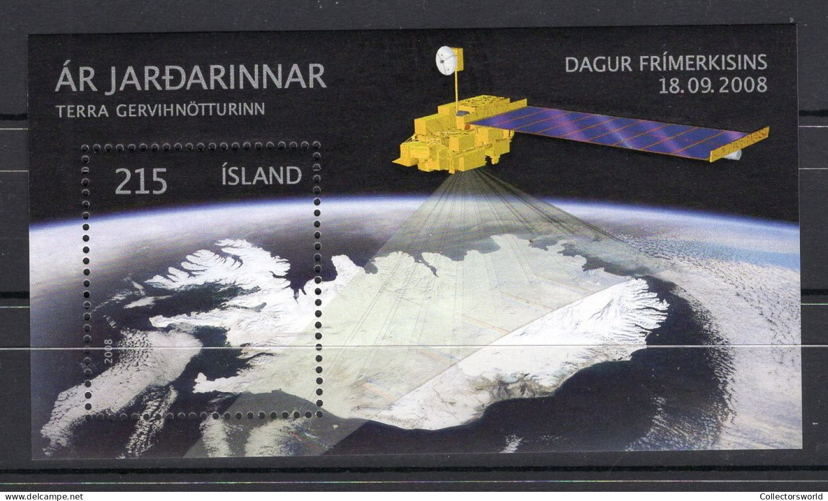 Iceland Block 1v 2008 International Year Of Planet Earth MNH - Ungebraucht