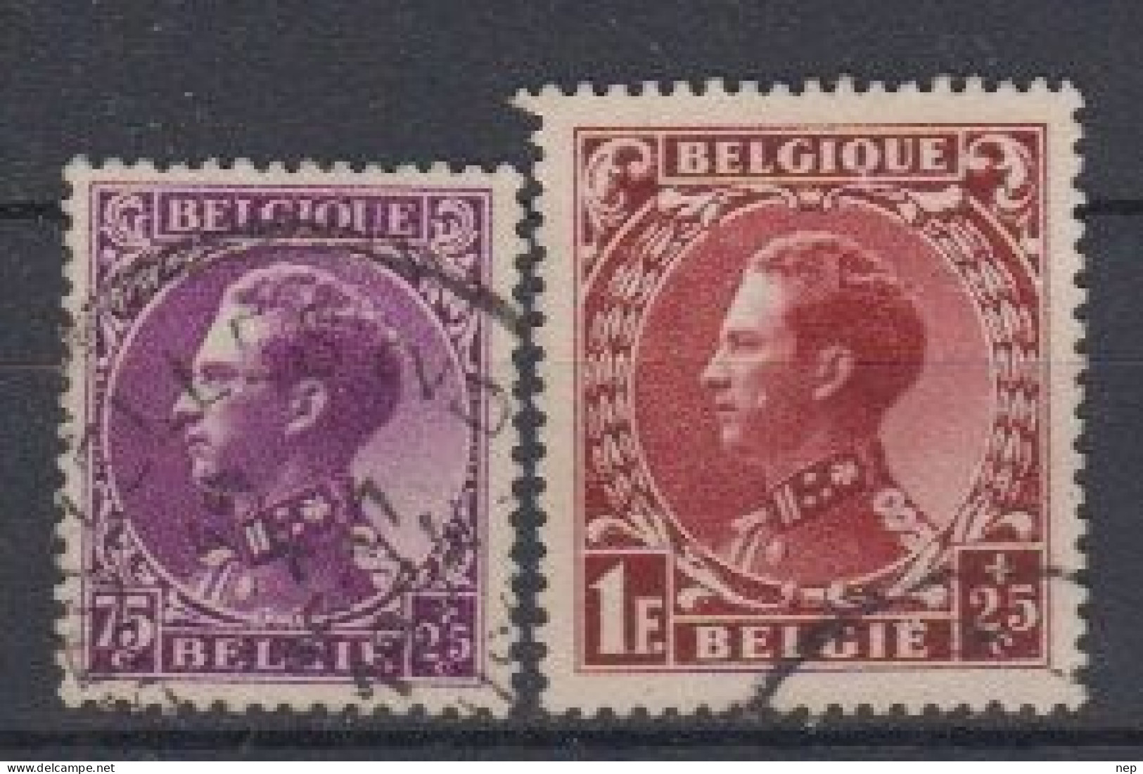 BELGIË - OBP - 1934 - Nr 391+393 - Gest/Obl/Us - 1934-1935 Leopold III