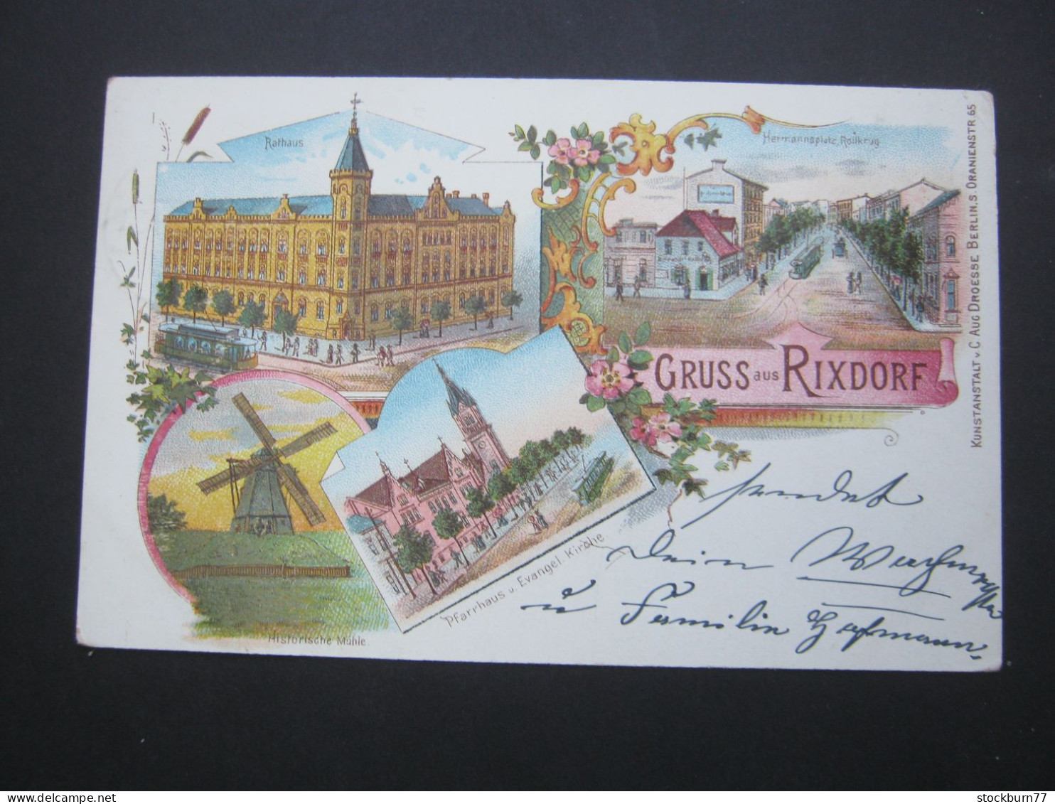 Berlin, Rixdorf, Windmühle, Schöne Karte Um 1903 - Rixdorf