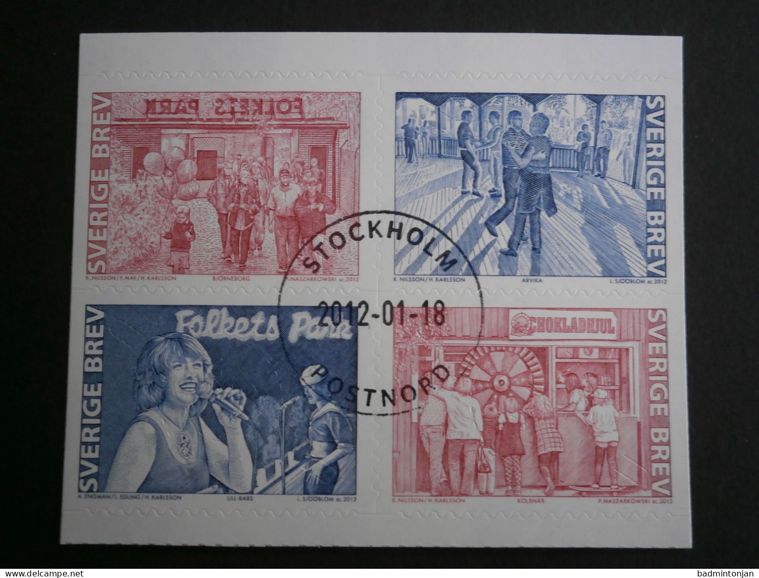 Zweden 2012 Mi. 2864-2867 Gestempeld/used - Used Stamps