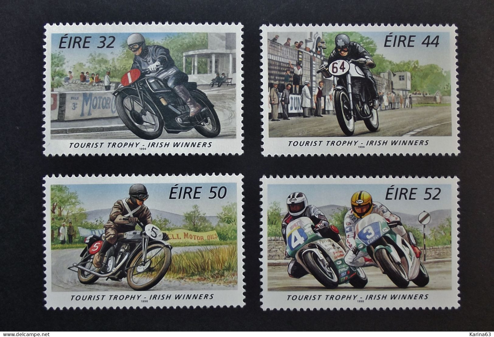 Ireland - Irelande - Eire - 1996 - Y&T N° 949 / 952  ( 4 Val.) Le Man Motor Racing - MNH - Postfris - Neufs