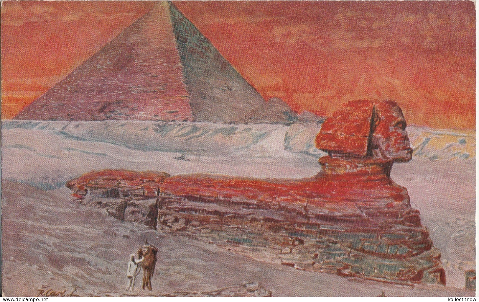 THE SPHINX AND THE PYRAMIDE OF CHEOPS - Sfinge