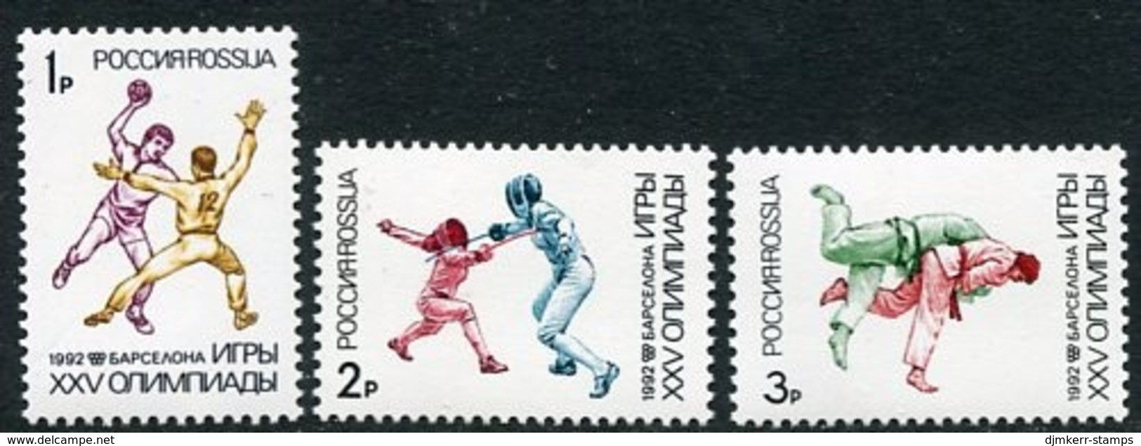 RUSSIA 1992 Olympic Games MNH / **  Michel 245-47 - Nuovi