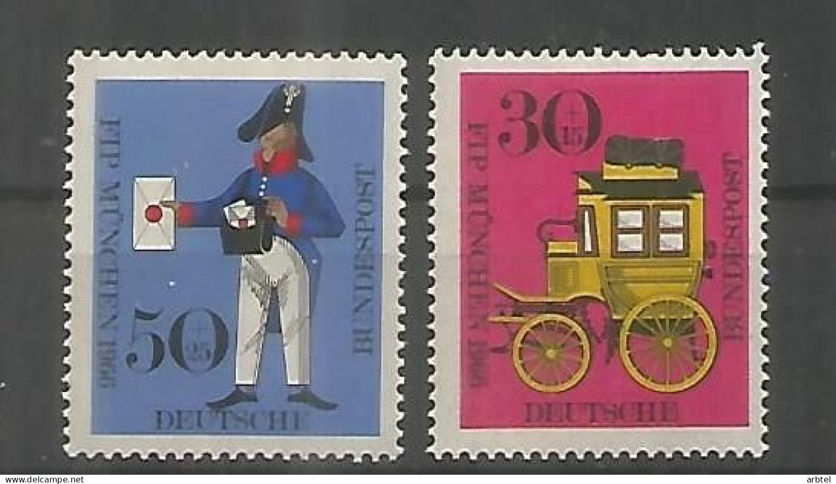 ALEMANIA 1966 FIP CORREO TRANSPORTE - Diligencias