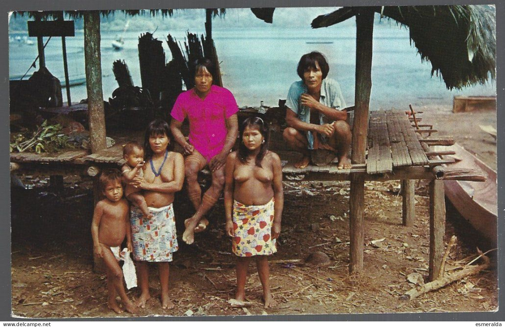 (PAN) CP FF-093-Primitive And Picturesque Are The CHOCO Indians Of DARIEN.Panama Interior. Unused - Panama