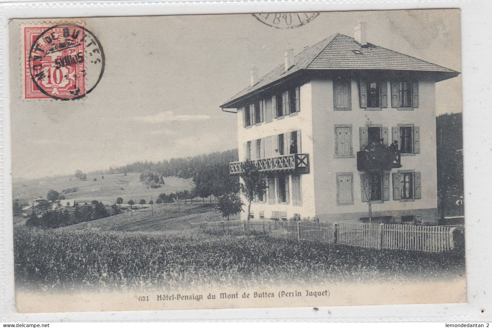 Hotel-Pension Du Mont De Buttes (Perrin Jaquet). * - Buttes 