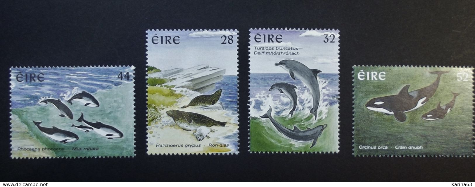 Ireland - Irelande - Eire - 1997 - Y&T N° 992 / 995 ( 4 Val.) Nature Ireland - Sea Mammels - Mammifères - MNH - Postfris - Neufs