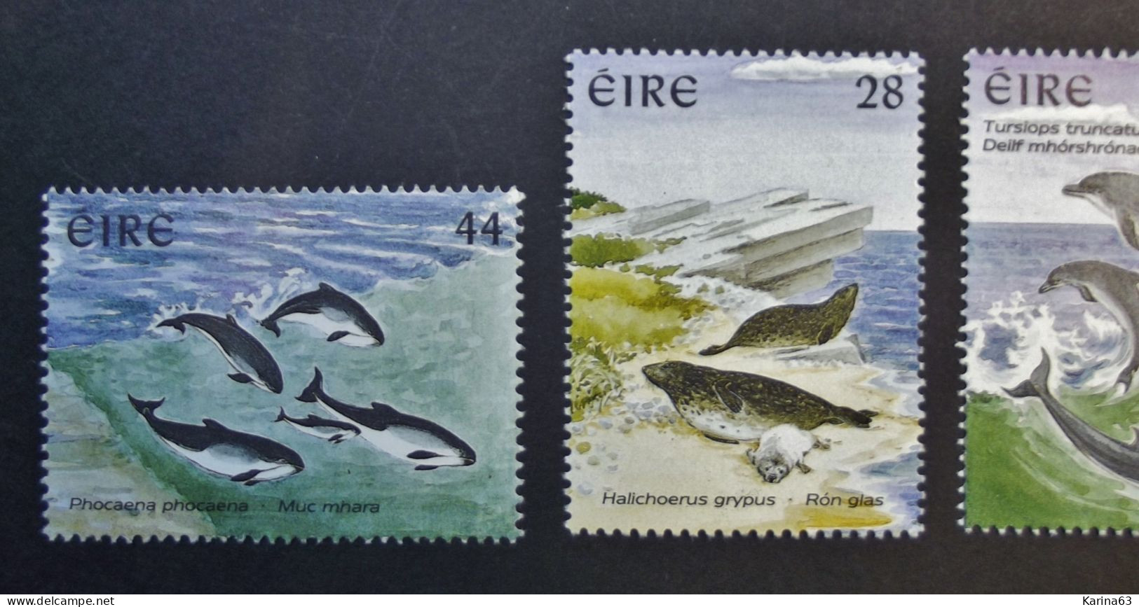 Ireland - Irelande - Eire - 1997 - Y&T N° 992 / 995 ( 4 Val.) Nature Ireland - Sea Mammels - Mammifères - MNH - Postfris - Neufs