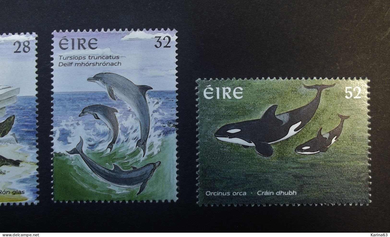 Ireland - Irelande - Eire - 1997 - Y&T N° 992 / 995 ( 4 Val.) Nature Ireland - Sea Mammels - Mammifères - MNH - Postfris - Neufs