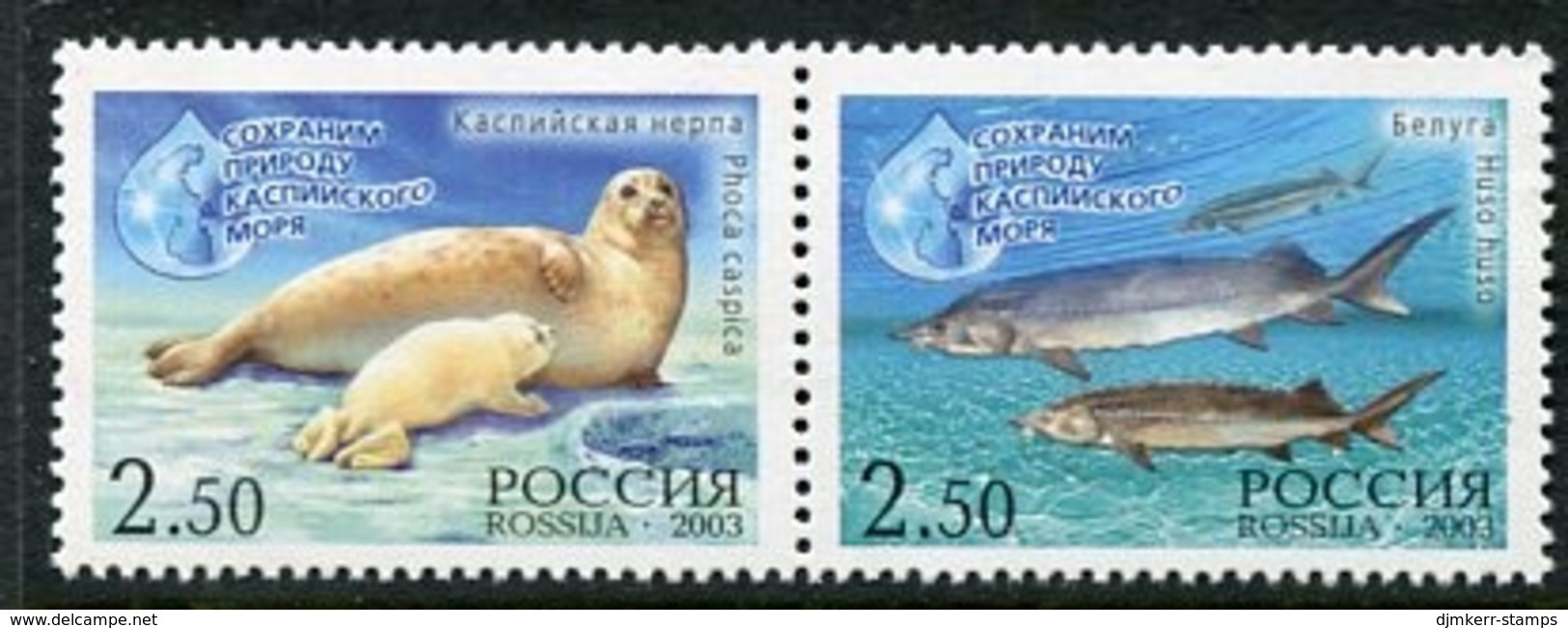 RUSSIA 2003 Caspian Nature Protection  MNH / **.  Michel 1118-19 - Unused Stamps