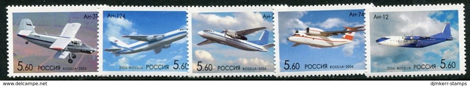 RUSSIA 2006 Antonov Aircraft  MNH / **.  Michel 1295-99 - Unused Stamps
