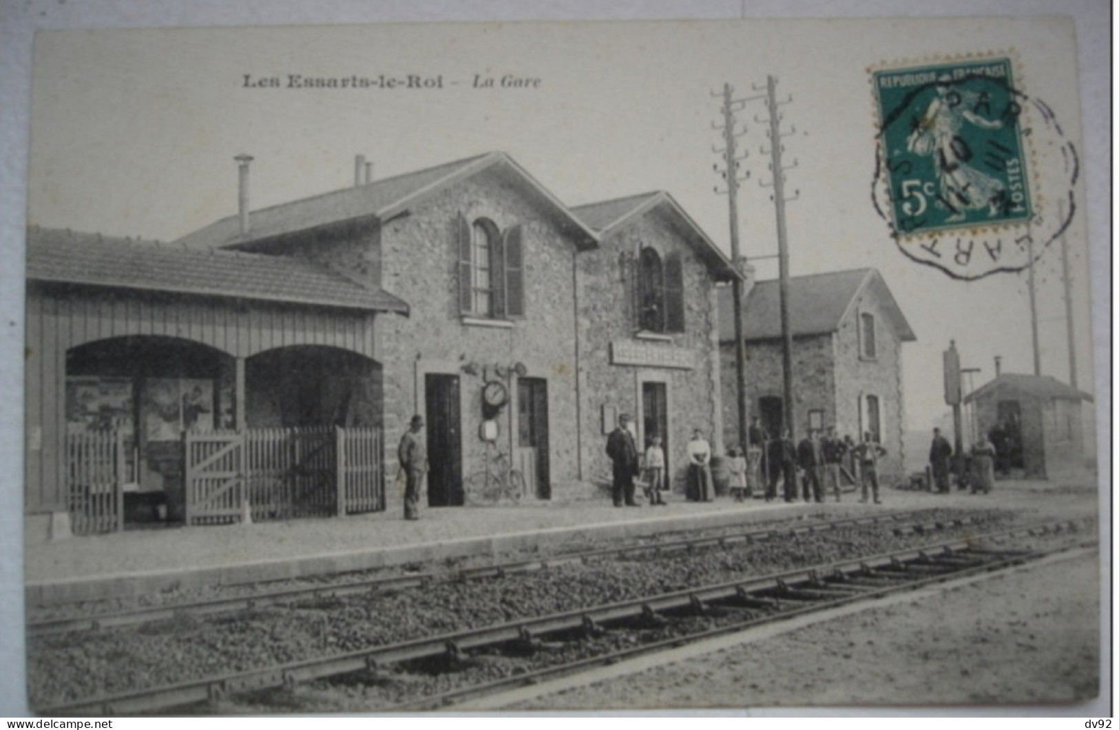 YVELINES LES ESSARTS LE ROI GARE BEAU PLAN - Les Essarts Le Roi