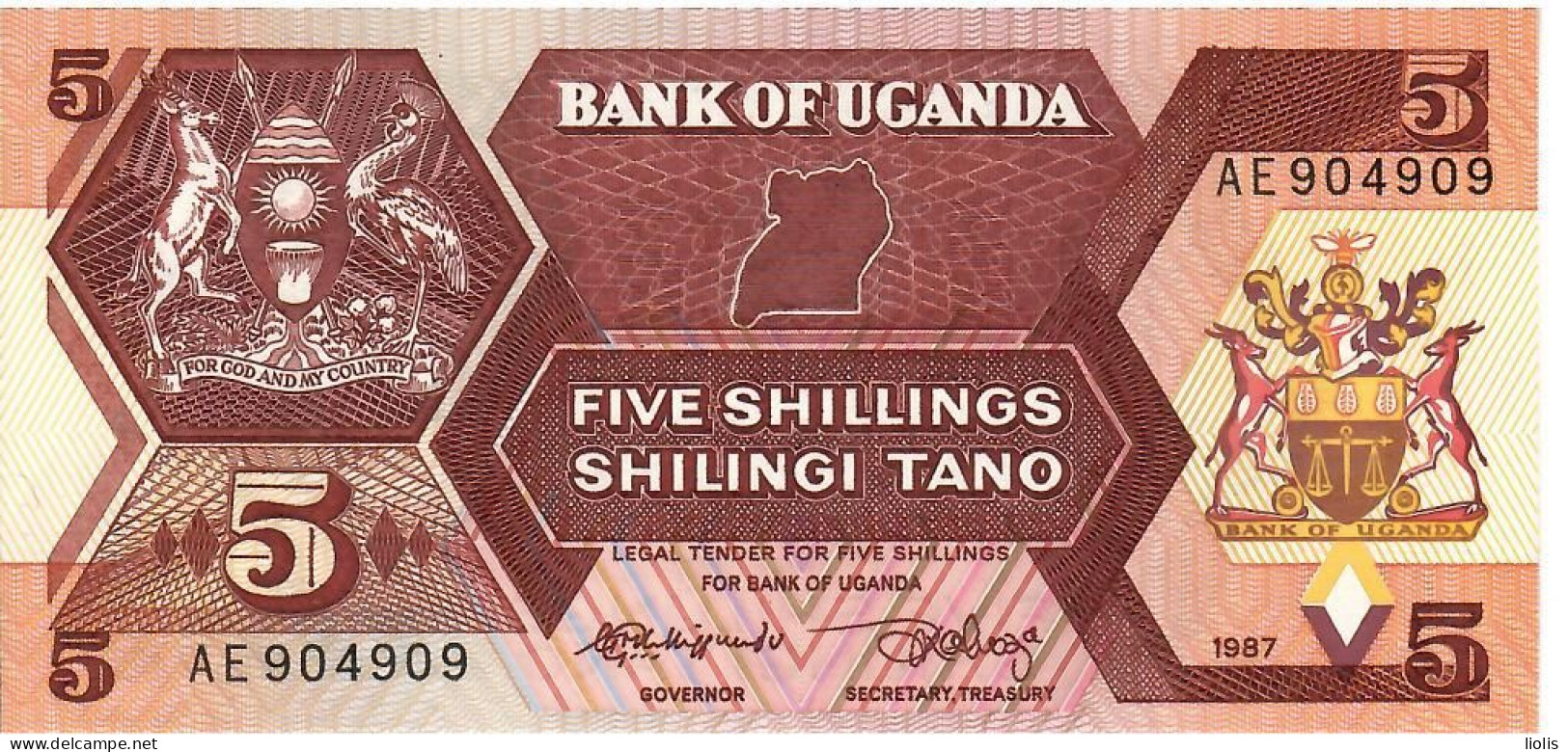 Uganda  P-32a  200 Shillingi   1987  UNC - Uganda