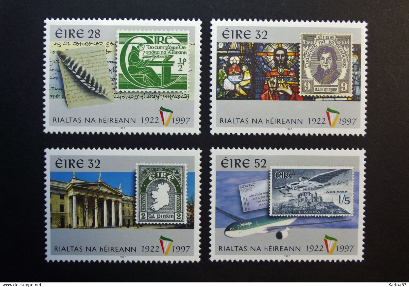 Ireland - Irelande - Eire - 1997 - Y&T N° 1018 / 1020 ( 4 Val.) 75 Year Irish History - MNH - Postfris - Neufs