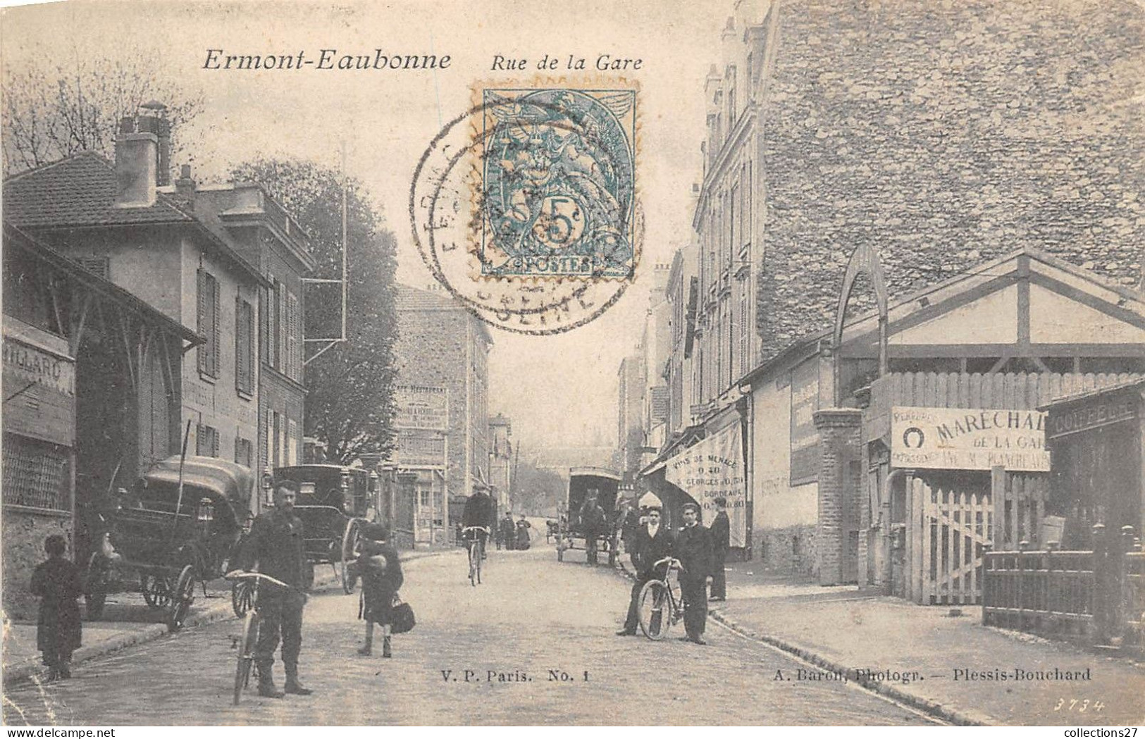 95-ERMONT-EAUBONNE- RUE DE LA GARE - Ermont-Eaubonne