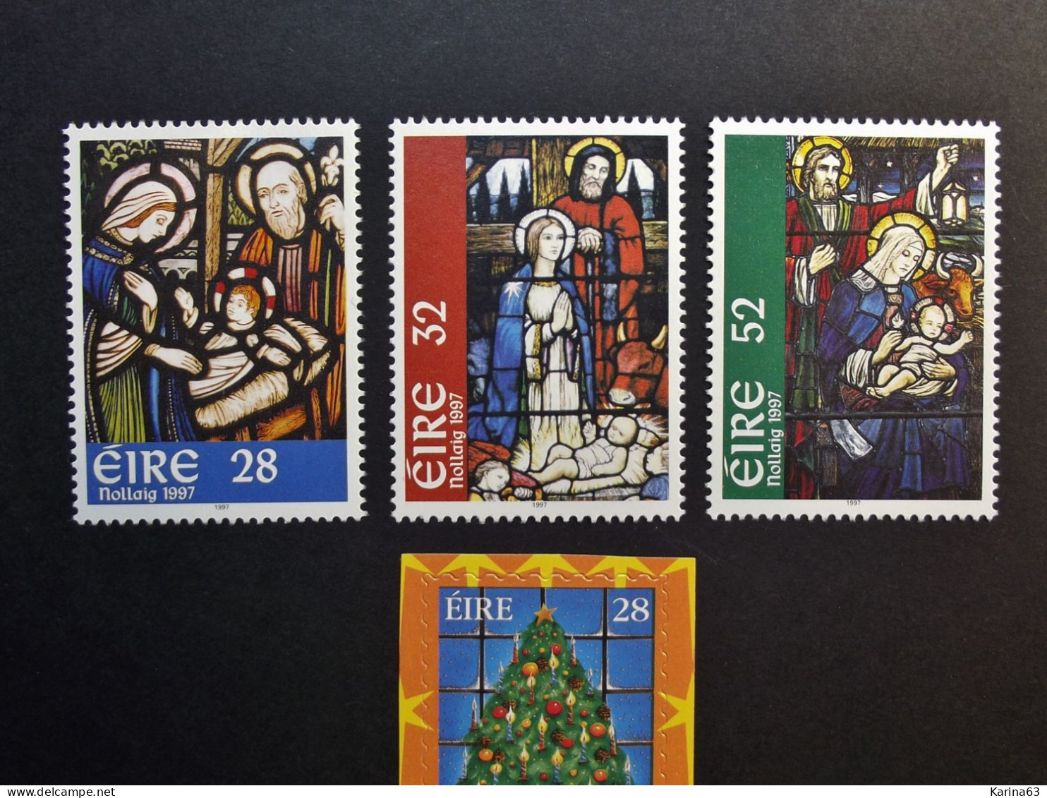 Ireland - Irelande - Eire - 1997 - Y&T N° 1032 / 1035  ( 4 Val.) Christmas - Noel - Kerstmis - MNH - Postfris - Neufs