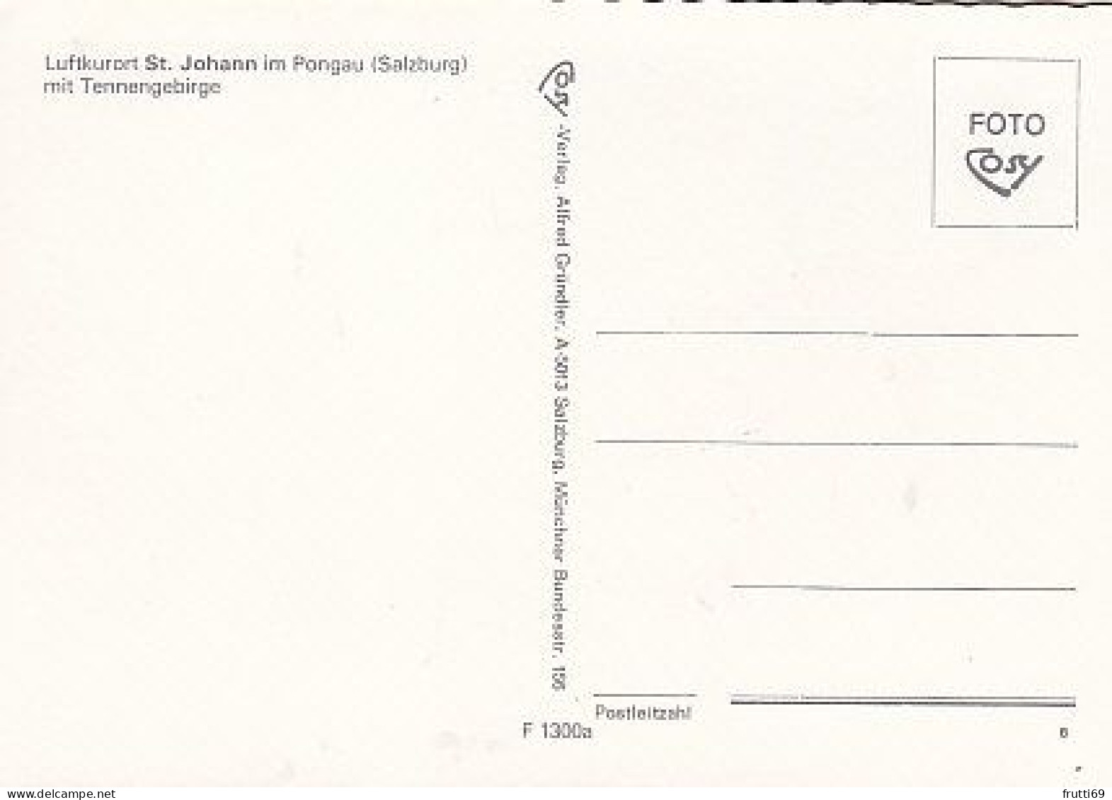 AK 175001 AUSTRIA - St. Johann Im Pongau Mit Tennengebirge - St. Johann Im Pongau