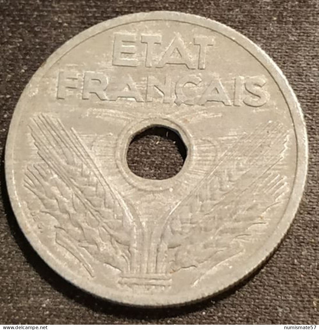 FRANCE - 20 CENTIMES 1941 - Etat Français - Type VINGT - Gad 320 - KM 899 - 20 Centimes