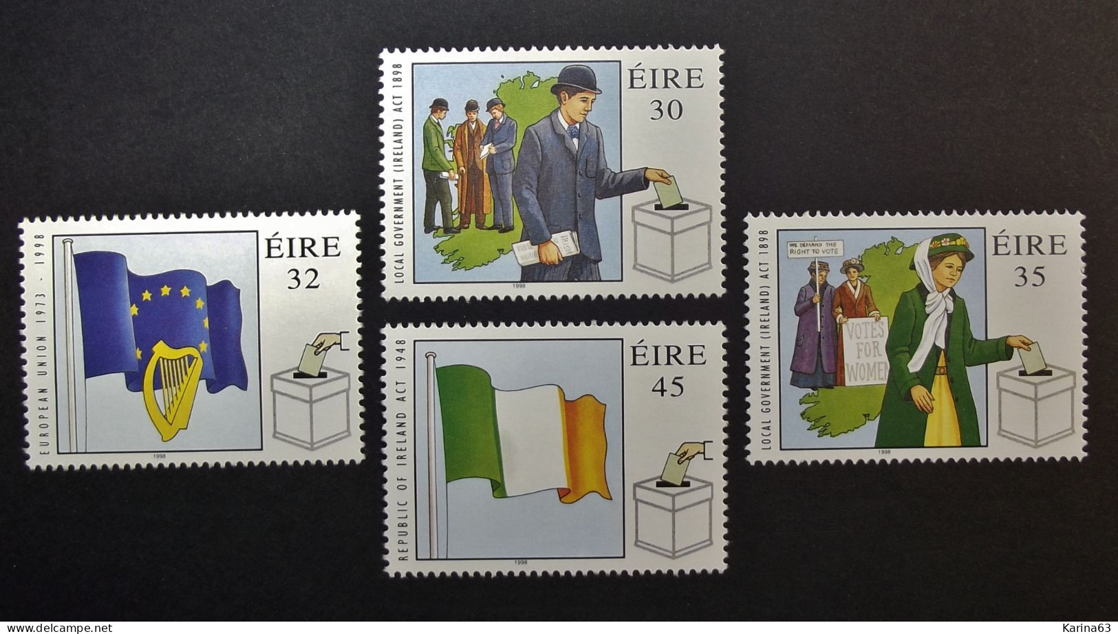 Ireland - Irelande - Eire - 1998 - Y&T N° 1081 / 1084 - (4 Val.) Irish History & Culture - MNH - Postfris - Neufs