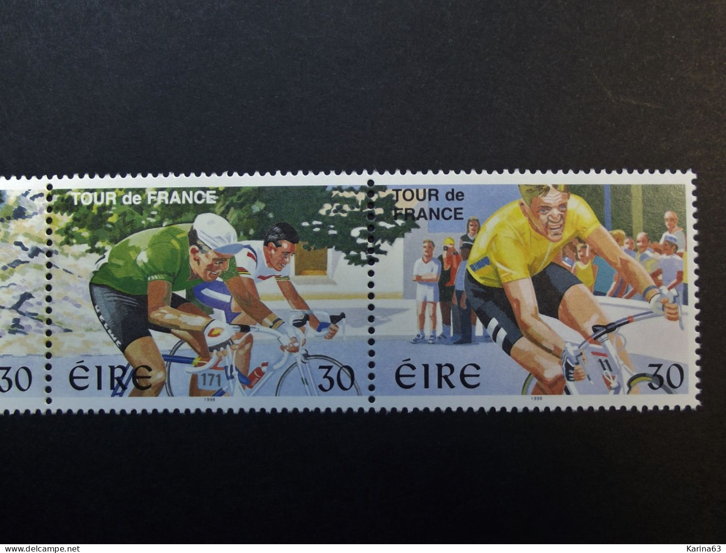 Ireland - Irelande - Eire - 1998 - Y&T N° 1085 / 1088 - (4 Val.) Tour De France In Ireland - MNH - Postfris - Neufs