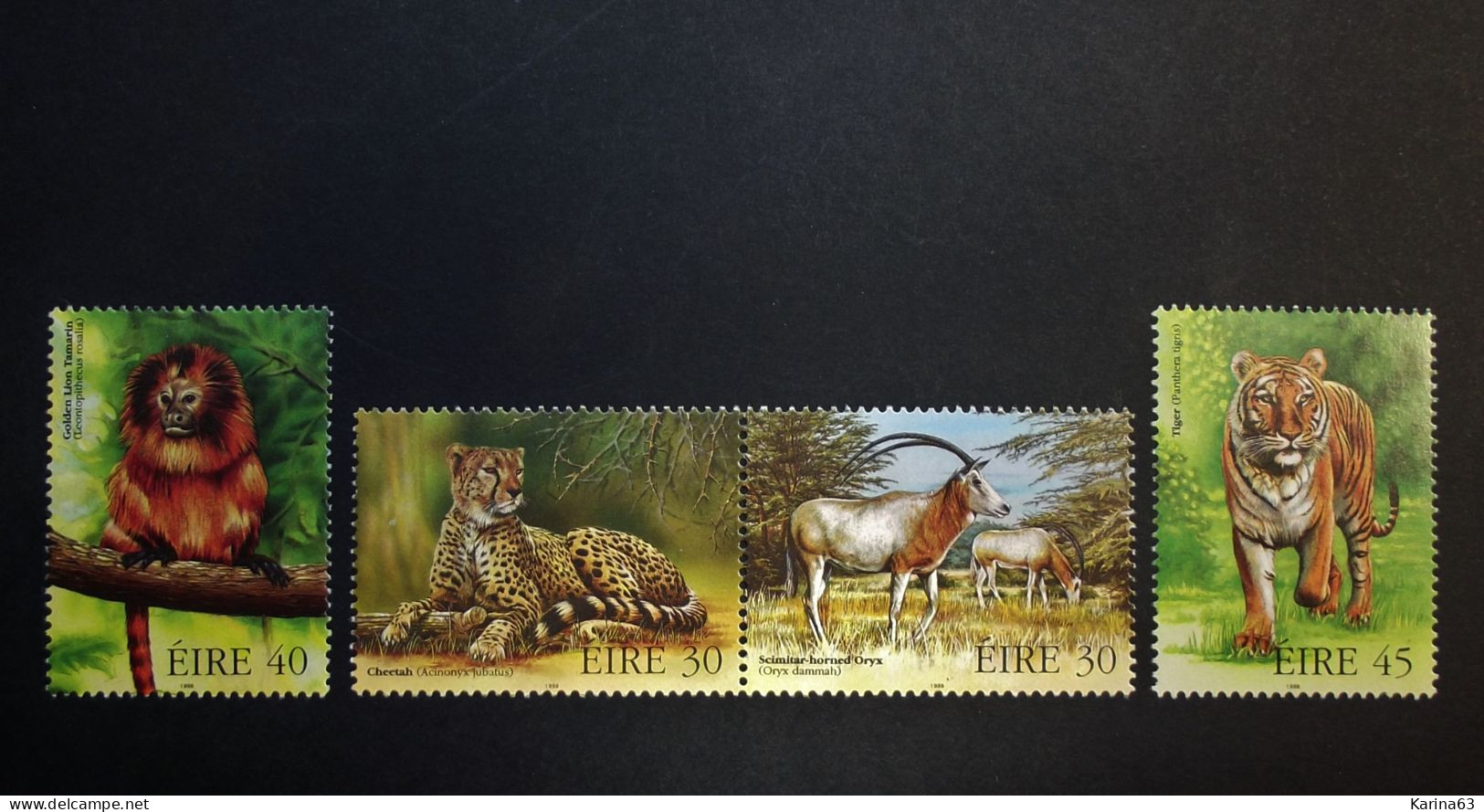 Ireland - Irelande - Eire - 1998 - Y&T N° 1106 / 1109 - (4 Val.) Fauna - Endangered Animals - MNH - Postfris - Neufs