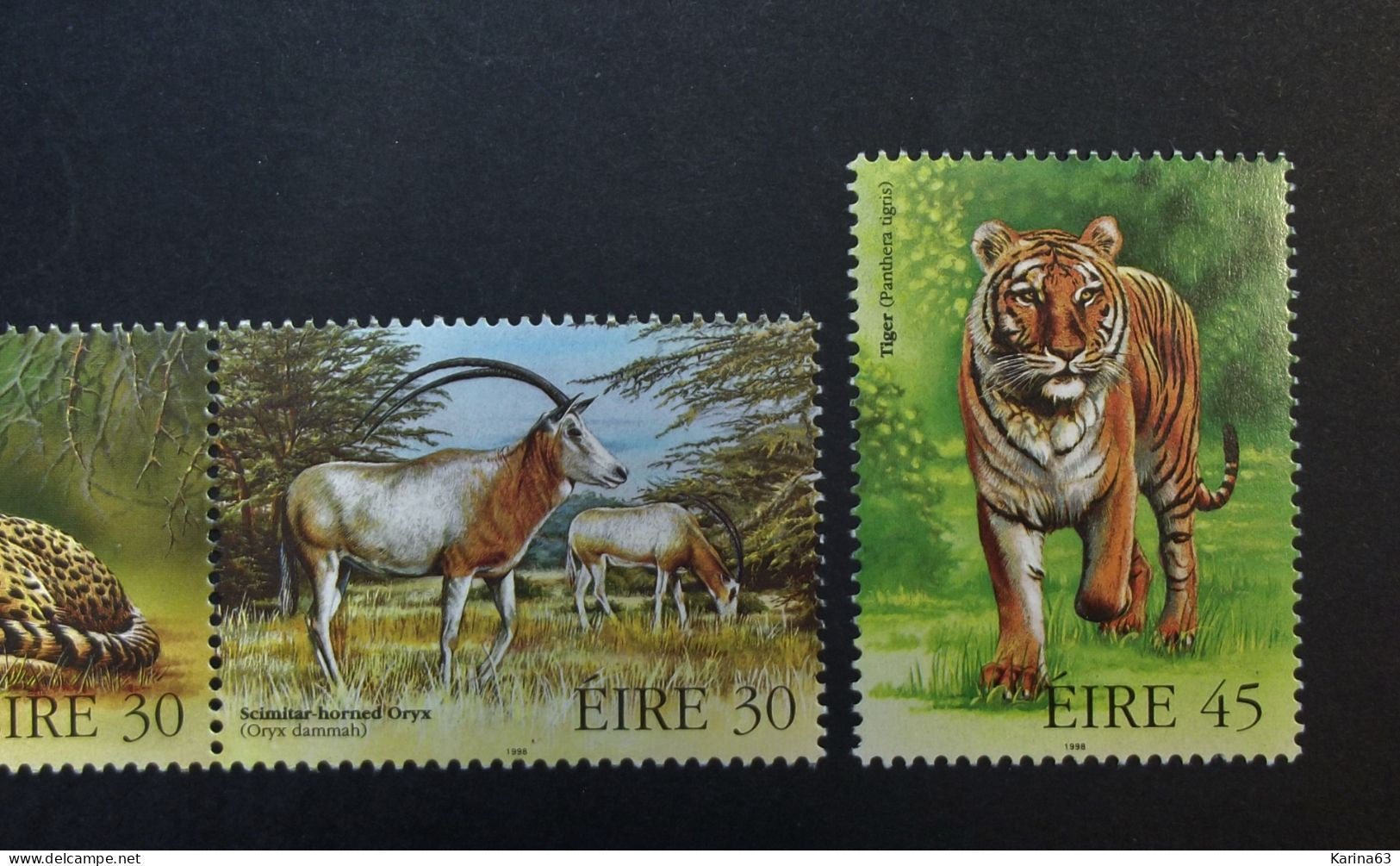 Ireland - Irelande - Eire - 1998 - Y&T N° 1106 / 1109 - (4 Val.) Fauna - Endangered Animals - MNH - Postfris - Neufs