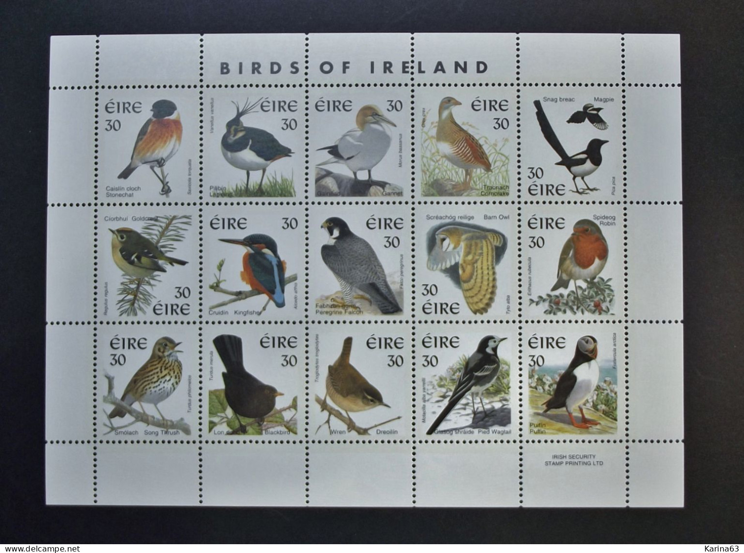 Ireland - Irelande - Eire - 1999 - Y&T N° 1122 / 1135  ( 12 Val.) Serie Courante - Birds Of Ireland  - MNH - Postfris - Neufs