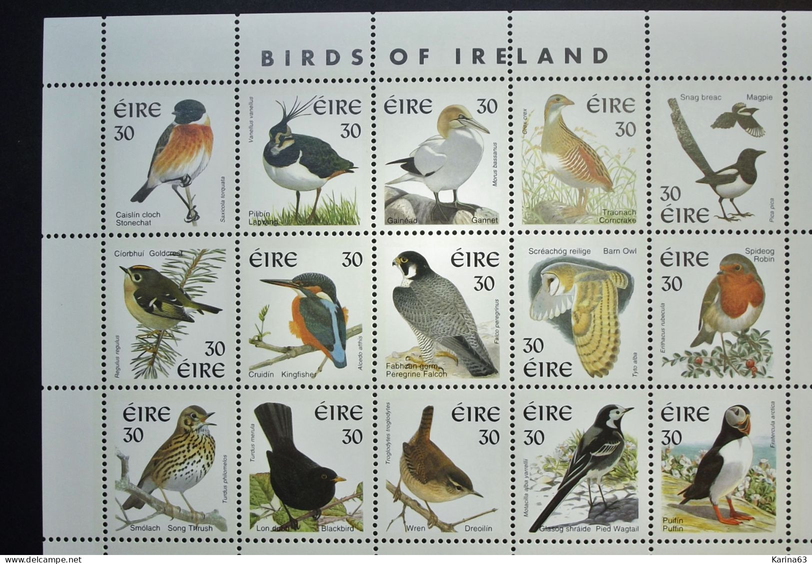 Ireland - Irelande - Eire - 1999 - Y&T N° 1122 / 1135  ( 12 Val.) Serie Courante - Birds Of Ireland  - MNH - Postfris - Neufs