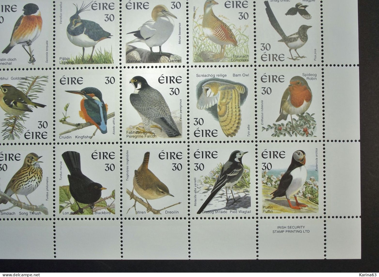 Ireland - Irelande - Eire - 1999 - Y&T N° 1122 / 1135  ( 12 Val.) Serie Courante - Birds Of Ireland  - MNH - Postfris - Neufs