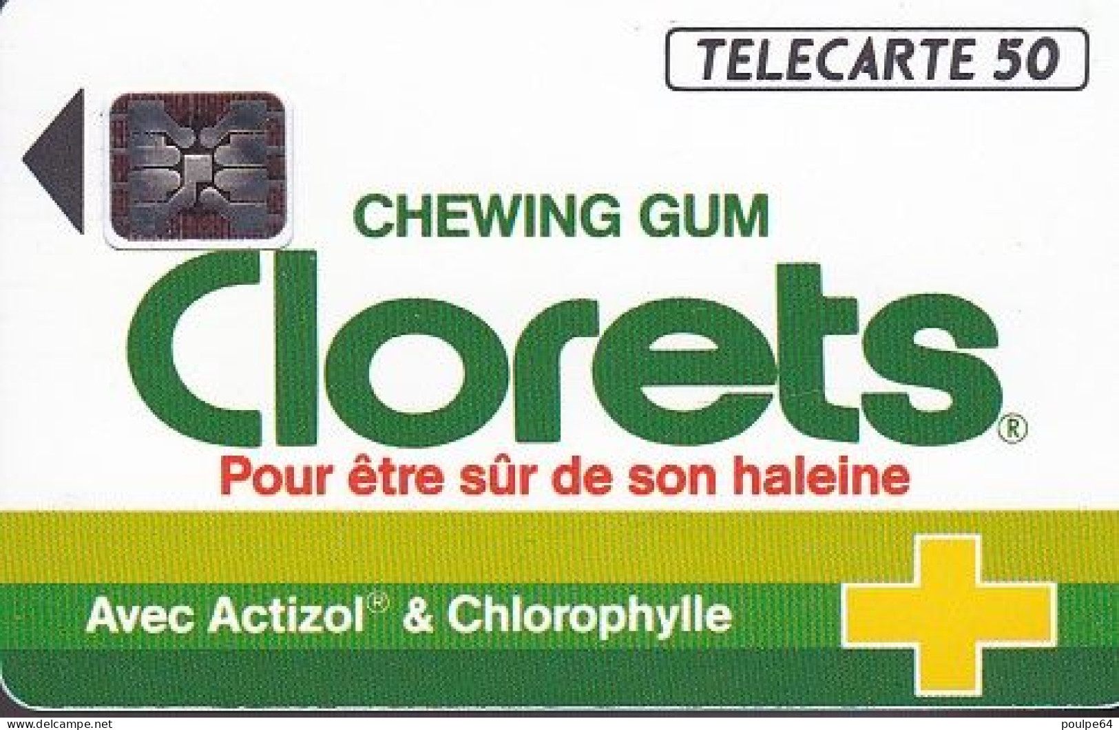 F298A - 11/1992 - CLORETS " Chewing Gum - 50 SC5 - 1992