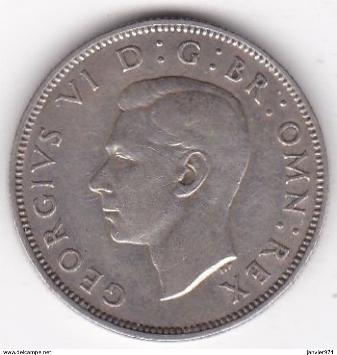 Grande Bretagne. Two Shillings 1941. George VI, En Argent, KM# 855 - J. 1 Florin / 2 Shillings