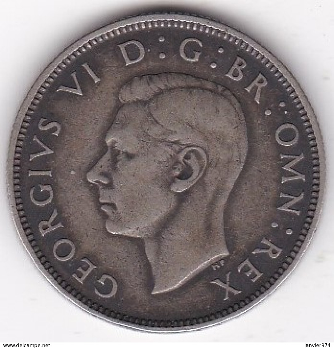 Grande Bretagne. Two Shillings 1941. George VI, En Argent, KM# 855 - J. 1 Florin / 2 Schillings